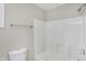 Clean bathroom featuring a shower/tub combination at 3415 Delmar Ave, Indianapolis, IN 46241