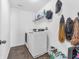 Laundry room with washer and dryer at 6232 Emerald Springs Dr, Indianapolis, IN 46221