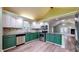 Spacious kitchen featuring stainless steel appliances, sleek countertops, and ample cabinet space at 7709 Santolina Dr, Indianapolis, IN 46237