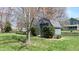 Backyard storage shed at 7709 Santolina Dr, Indianapolis, IN 46237