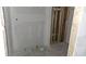Unfinished bathroom with plumbing and framing at 139 S Jefferson St, Martinsville, IN 46151