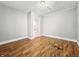 Spacious bedroom featuring hardwood floors and neutral wall colors at 1819 Southeastern Ave, Indianapolis, IN 46201