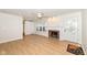 Spacious living room with hardwood floors and fireplace at 4621 E 37Th St, Indianapolis, IN 46218