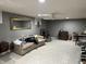 Spacious basement featuring tile flooring, and ample room for recreation and relaxation at 5682 N Michigan Rd, Fairland, IN 46126
