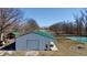 Extensive rural property featuring outbuildings, pond, mature trees, and land at 5682 N Michigan Rd, Fairland, IN 46126