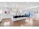 Bright kitchen with white cabinets, quartz countertops, and gold hardware at 10901 Brigantine Dr, Indianapolis, IN 46256