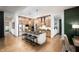 Modern kitchen with an island, stainless steel appliances, and light wood cabinets at 20027 Old Dock Rd, Westfield, IN 46074