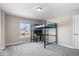 Cozy bedroom with a loft bed and a built-in workspace at 2449 Lingerman Way, Avon, IN 46123