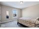 Simple bedroom with a queen bed and plenty of natural light at 2449 Lingerman Way, Avon, IN 46123