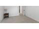 Small bedroom with nightstand and access to hallway at 4201 Risen Star Way, Bargersville, IN 46106