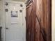 Simple bathroom with a door and barn-style shower curtain at 7569 Farm View E Cir, Indianapolis, IN 46256