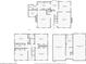 Floor plan of first and second floor of home at 7830 Ridgeland Dr, Indianapolis, IN 46250