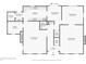Floor plan of first floor at 7830 Ridgeland Dr, Indianapolis, IN 46250