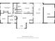 Detailed floor plan showcasing the layout of a 1748 square foot home, including room dimensions at 8810 Beechwood Ave, Indianapolis, IN 46219