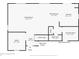 Two-story home floor plan, showing kitchen, living room, dining room, and bedrooms at 5632 Wild Horse Dr, Indianapolis, IN 46239