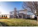 Beautiful backyard with mature trees and a swing, perfect for outdoor activities and relaxation at 5838 W Bayfield Dr, McCordsville, IN 46055