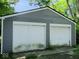 A detached garage with two bays for parking and storage at 1138 W 33Rd St, Indianapolis, IN 46208