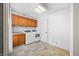 Laundry room with washer, dryer, cabinets, and sink at 2940 Washington St, Columbus, IN 47201