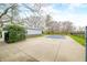 View of fenced outdoor swimming pool area, providing a secure and enjoyable recreational space at 2940 Washington St, Columbus, IN 47201