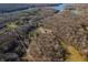 Aerial view of house and property by the lake at 3264 W Roberts Rd, Trafalgar, IN 46181