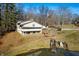 Home on wooded lot with private pond and dock at 3264 W Roberts Rd, Trafalgar, IN 46181