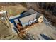 House with large deck and attached garage at 3264 W Roberts Rd, Trafalgar, IN 46181