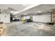 Large garage, perfect for storing vehicles and equipment at 3264 W Roberts Rd, Trafalgar, IN 46181