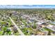 Scenic aerial of a neighborhood surrounded by lush greenery, with downtown visible in the horizon at 35 S Catherwood Ave, Indianapolis, IN 46219