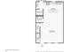 Main floor plan, one bedroom, one bath at 3921 Wren Dr, Brownsburg, IN 46112