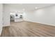 Modern kitchen with white cabinets and stainless steel appliances at 3921 Wren Dr, Brownsburg, IN 46112