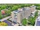 Building exterior and surrounding landscape from above at 3965 N Meridian St # Apt 6C, Indianapolis, IN 46208