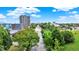 Cityscape view showcasing tree-lined streets and buildings at 3965 N Meridian St # Apt 6C, Indianapolis, IN 46208