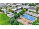 Aerial view of a park with basketball courts and playground at 3965 N Meridian St # Apt 6C, Indianapolis, IN 46208