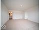 Carpeted bedroom with ensuite bathroom and a double-door closet at 6039 Granby Dr, Whitestown, IN 46075