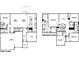 Two-story home floor plan; features multiple bedrooms, a loft, and two-car garage at 6039 Granby Dr, Whitestown, IN 46075