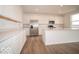 Modern kitchen featuring stainless appliances, bright cabinets, and quartz countertops at 6039 Granby Dr, Whitestown, IN 46075
