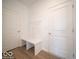 Convenient mud room with built-in bench, storage, and easy access to the garage at 6039 Granby Dr, Whitestown, IN 46075