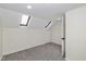 Cozy bedroom with grey carpet and two skylights at 6346 E County Road 100 S, Avon, IN 46123