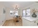 Kitchen breakfast nook with a round table and four chairs at 6346 E County Road 100 S, Avon, IN 46123