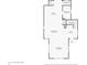 First floor plan displays kitchen, dining room, living room, and powder room at 730 Sanders St, Indianapolis, IN 46203
