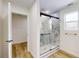 Modern bathroom with a large walk-in shower at 1306 E Minnesota St, Indianapolis, IN 46203