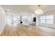 Modern white kitchen with stainless steel appliances and island at 1306 E Minnesota St, Indianapolis, IN 46203