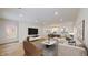 Bright and airy living room features hardwood floors and an open floor plan at 1306 E Minnesota St, Indianapolis, IN 46203