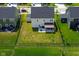Home with backyard patio, firepit, and fenced yard at 19243 Foley Dr, Westfield, IN 46074