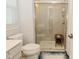 Bathroom with walk-in shower, toilet and vanity at 19243 Foley Dr, Westfield, IN 46074
