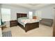Main bedroom with a king-size bed and plenty of natural light at 19243 Foley Dr, Westfield, IN 46074