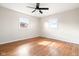 Spacious bedroom featuring hardwood floors and ample natural light at 2521 Cicero Rd, Noblesville, IN 46060