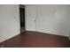 Empty bedroom with wood floors and white walls at 3469 N Capitol Ave, Indianapolis, IN 46208