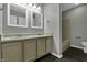 Double vanity bathroom with tub and shower at 4652 Kimmeridge Ln, Indianapolis, IN 46254