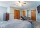 Spacious bedroom with ample closet space and ceiling fan at 502 W 38Th St, Indianapolis, IN 46208
